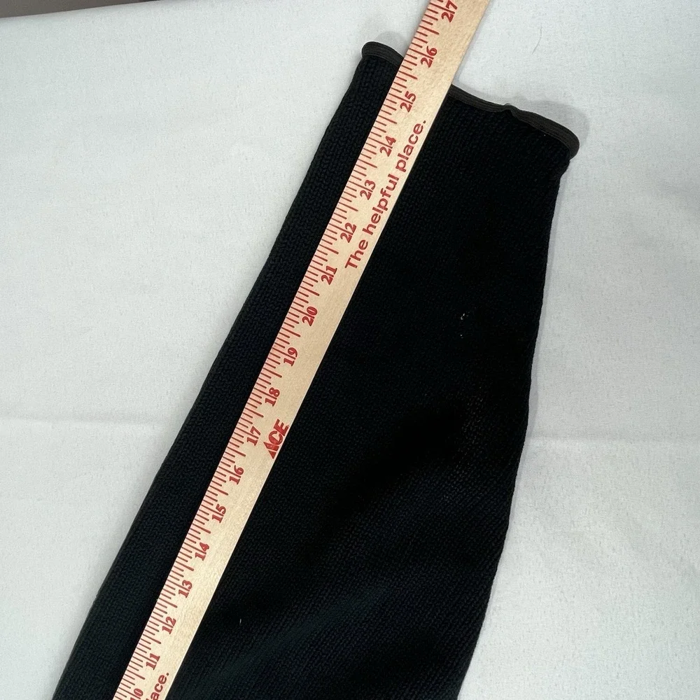 Eddie Bauer Sweater Mens XL Black‎ 1/4 Zip Long Sleeve Made in Australia